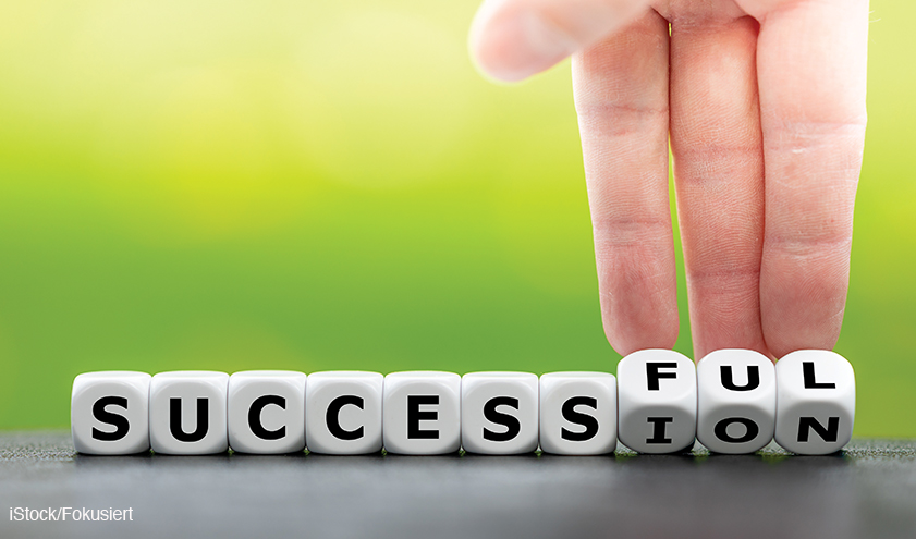 Symbol for a successful succession.